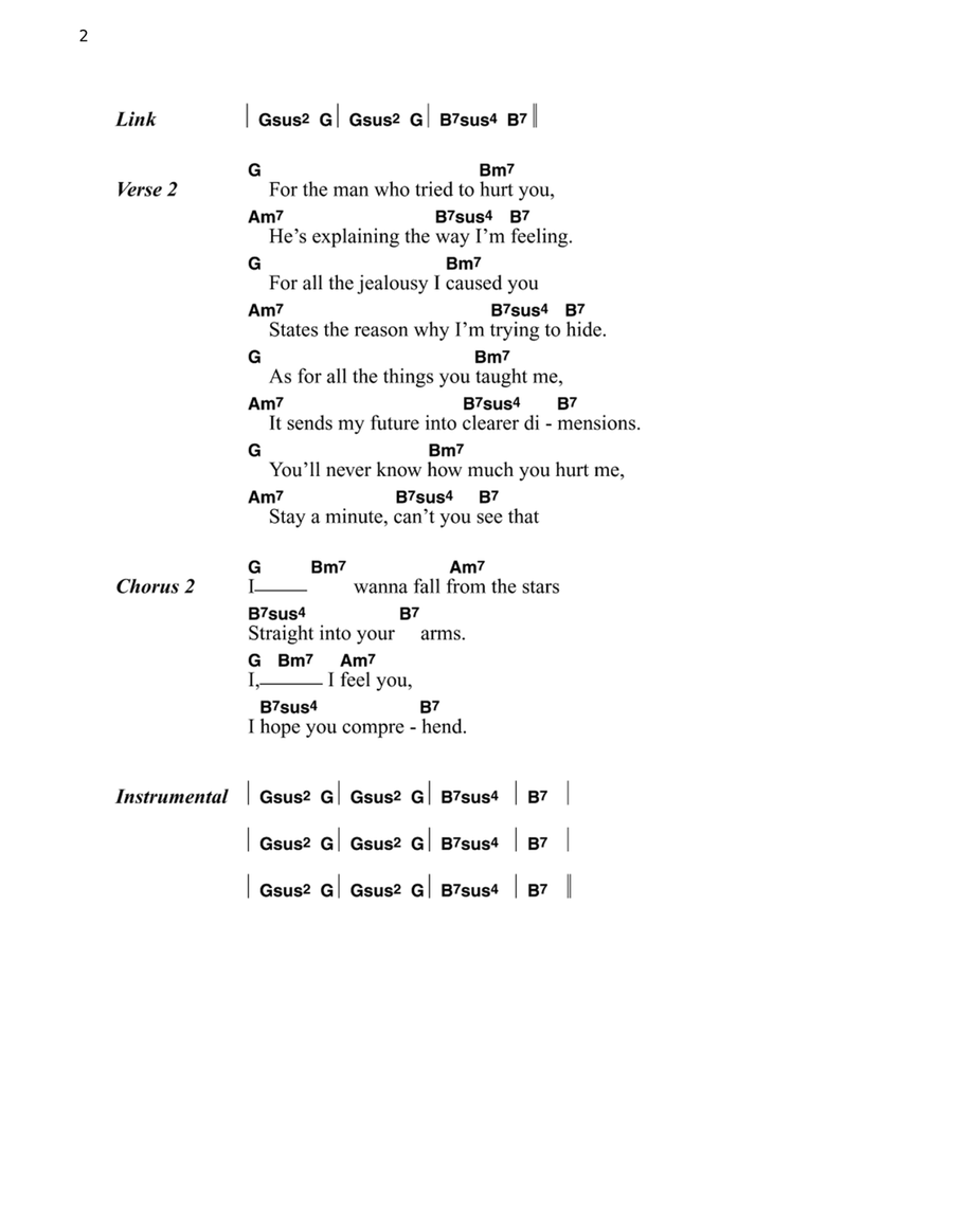 Stars Stars Acoustic Guitar scores gallery preview page 2