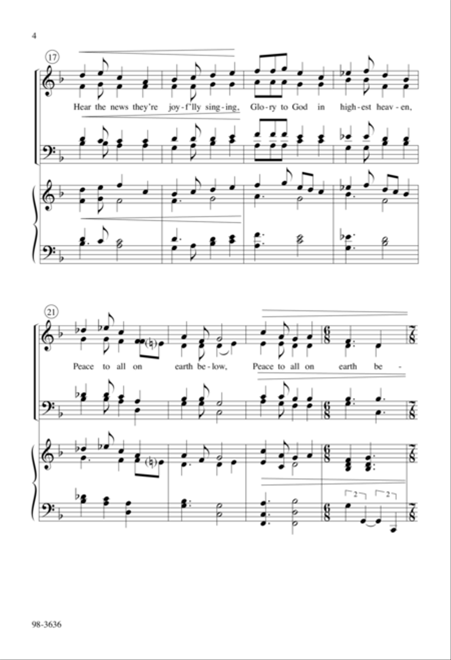 The Rocking Carol 4-Part scores gallery preview page 4