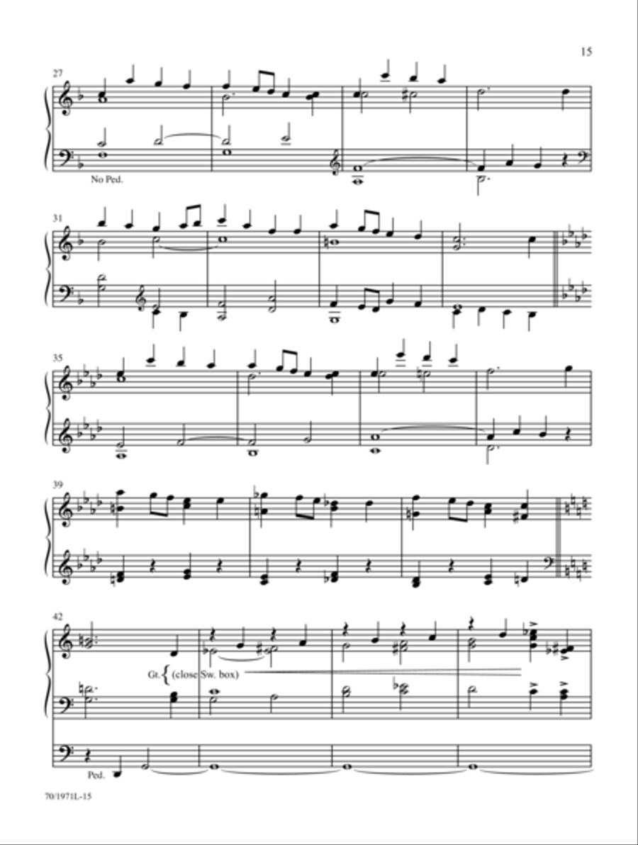 Majesty and Triumph Organ Solo scores gallery preview page 6