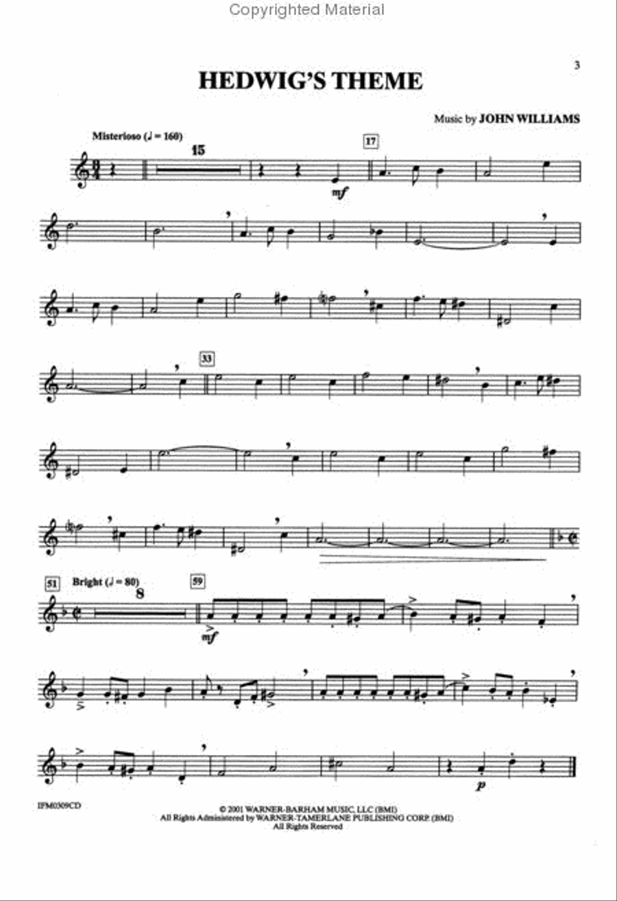 Movie Instrumental Solos - Trumpet (Book and CD) Trumpet Solo scores gallery preview page 2