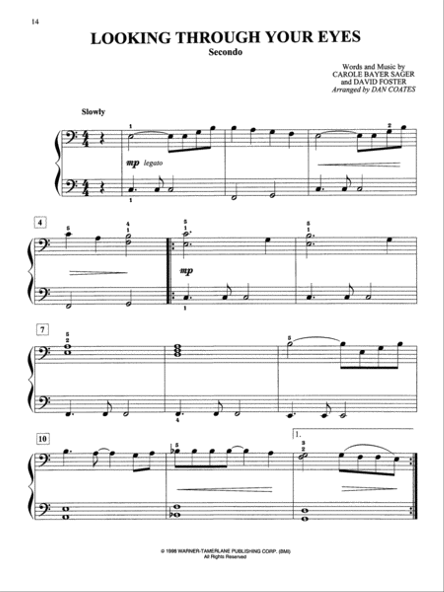 Double Your Fun - Easy Movie Duets (One Piano, 4 Hands) Small Ensemble scores gallery preview page 3