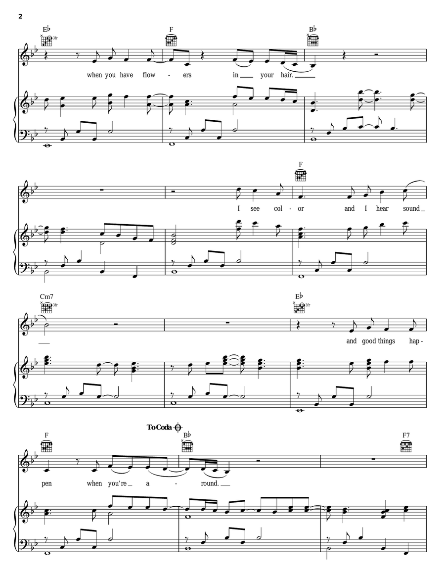 Good Things Happen Good Things Happen Piano, Vocal, Guitar scores gallery preview page 2