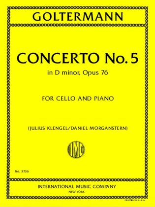 Book cover for Concerto No. 5 In D Minor, Opus 76