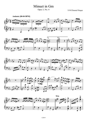 Miniature in G Minor (Op. 3, No. 4)