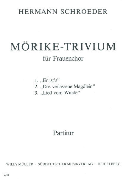 Mörike-Trivium für Frauenchor