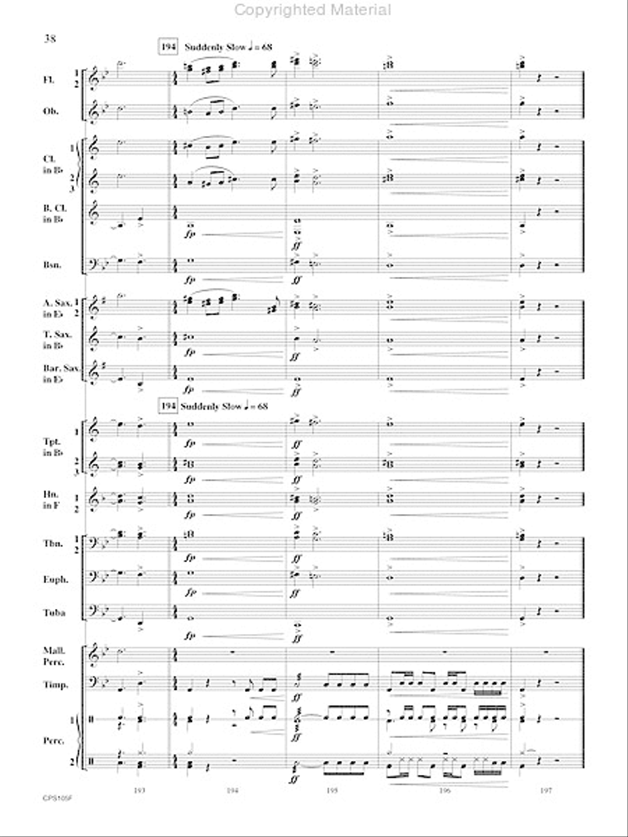 A Land Remembered A Land Remembered Concert Band scores gallery preview page 39