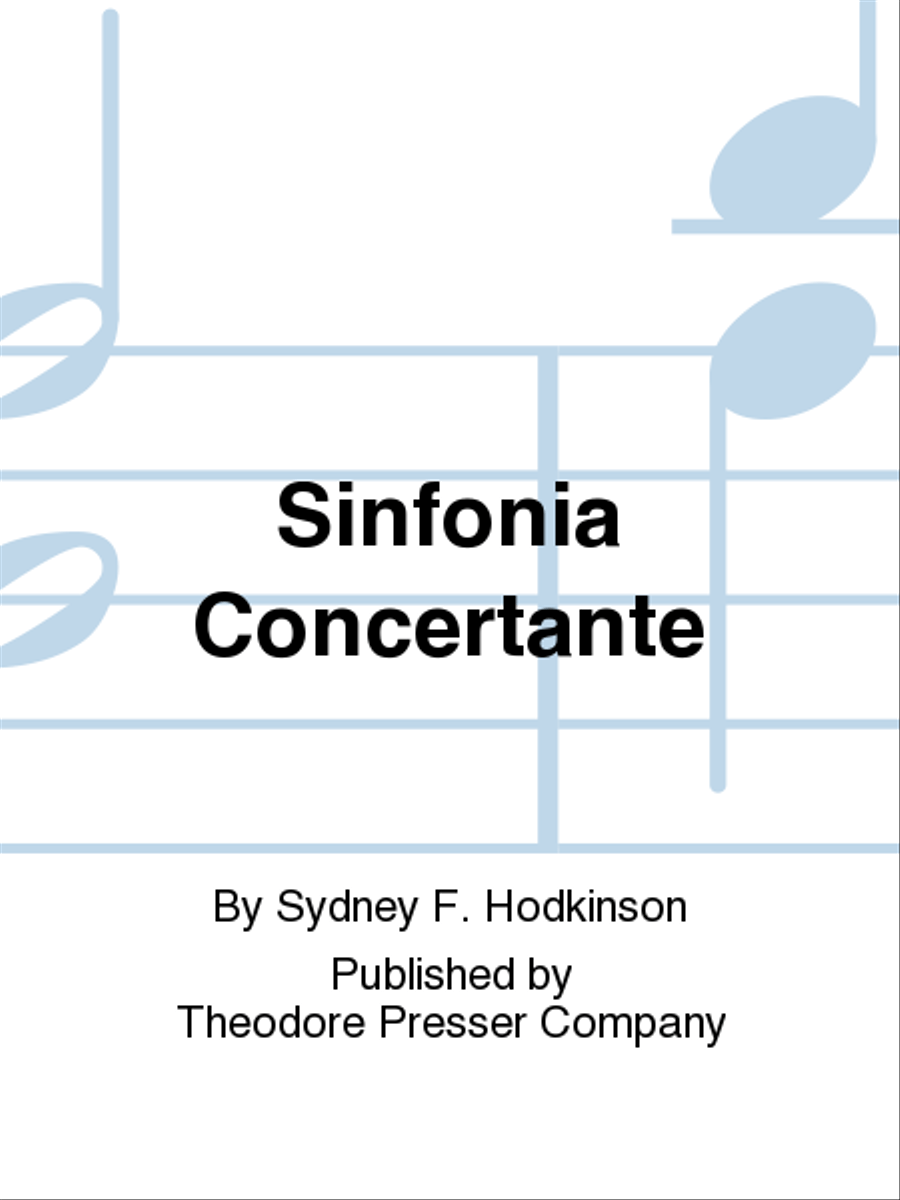 Sinfonia Concertante Orchestra scores gallery preview page 1