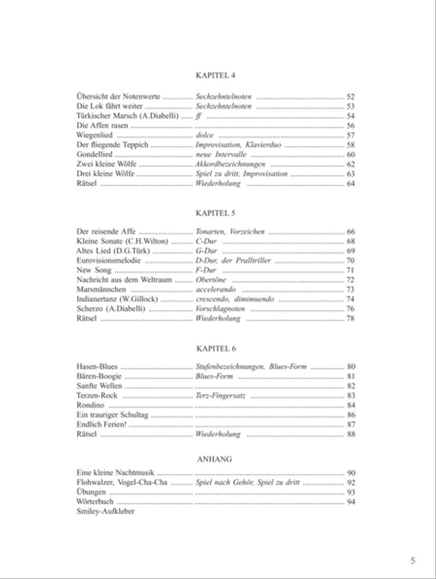 Tastenzauberei Band 2 Easy Piano scores gallery preview page 3