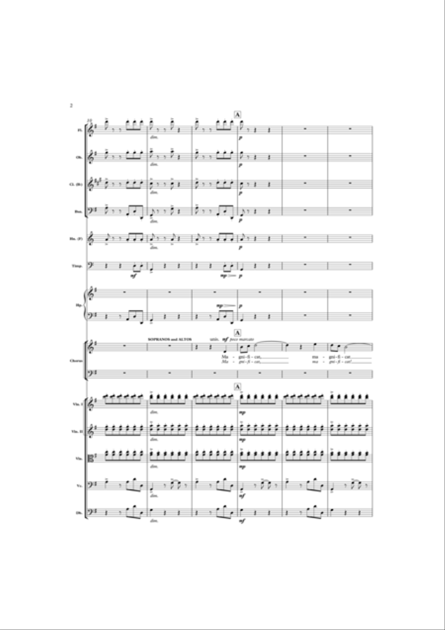 Magnificat 4-Part scores gallery preview page 3