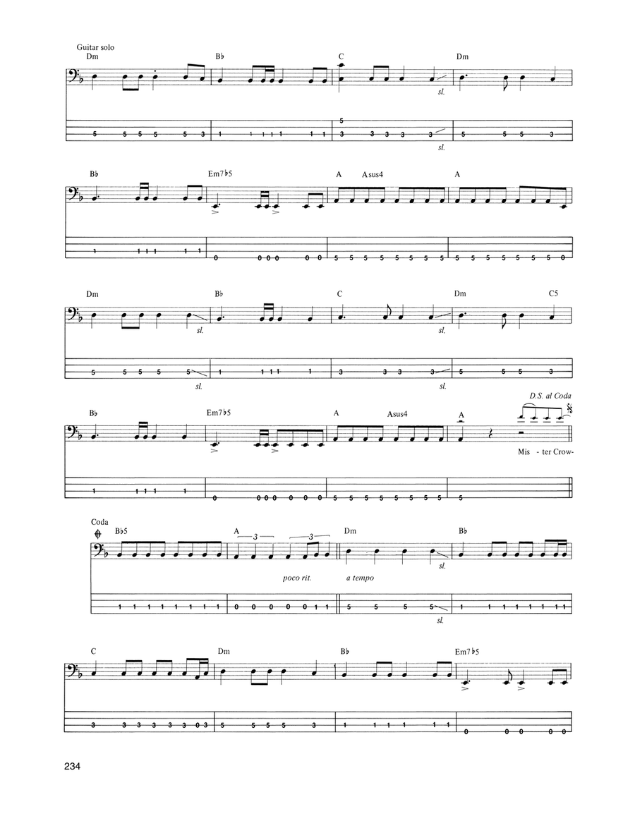 Mr. Crowley Acoustic Guitar scores gallery preview page 2