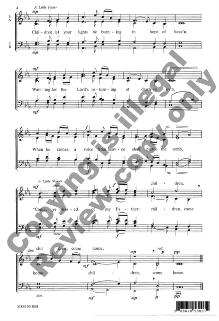 Jesus Died on Calvary's Mountain 4-Part scores gallery preview page 7