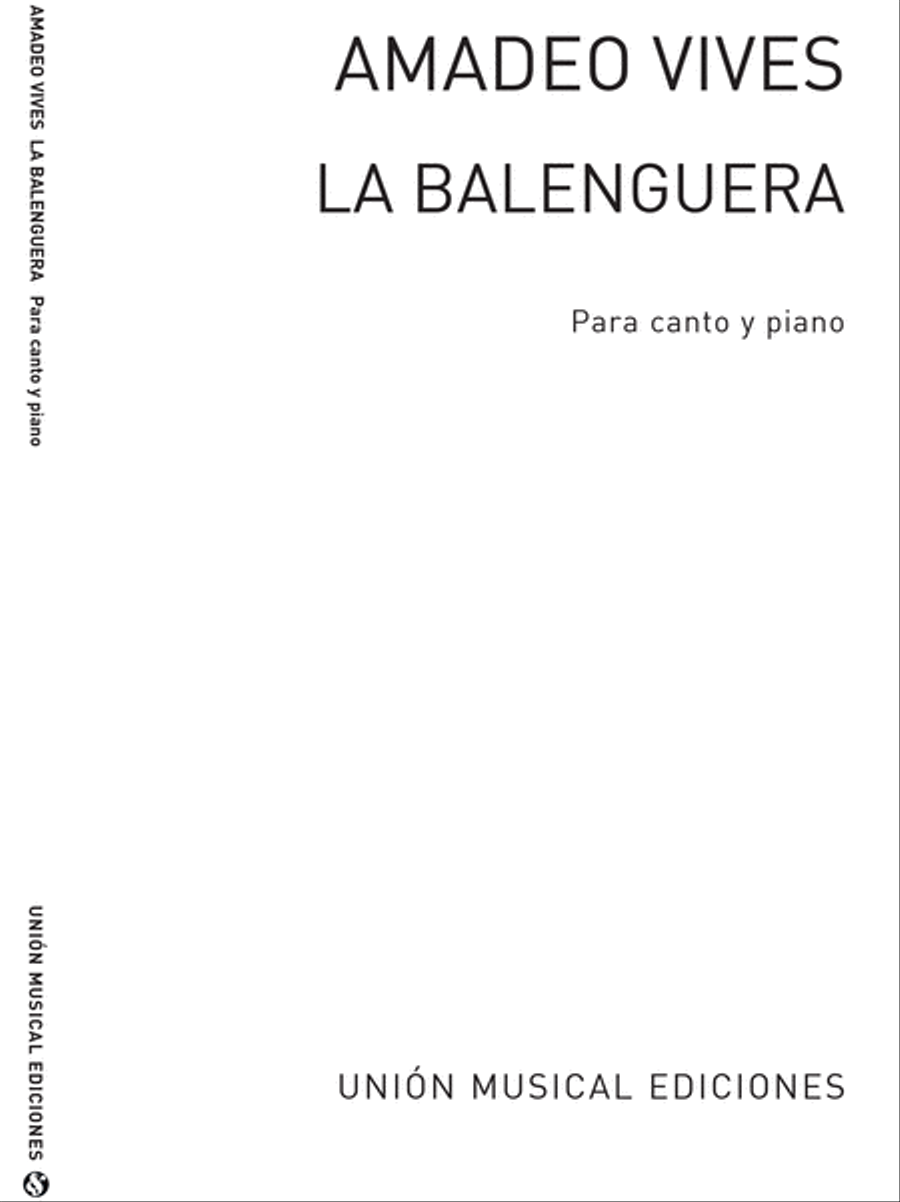 Vives: La Balenguera Voice Solo scores gallery preview page 1