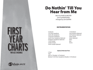 Book cover for Do Nothin' Till You Hear from Me: Score
