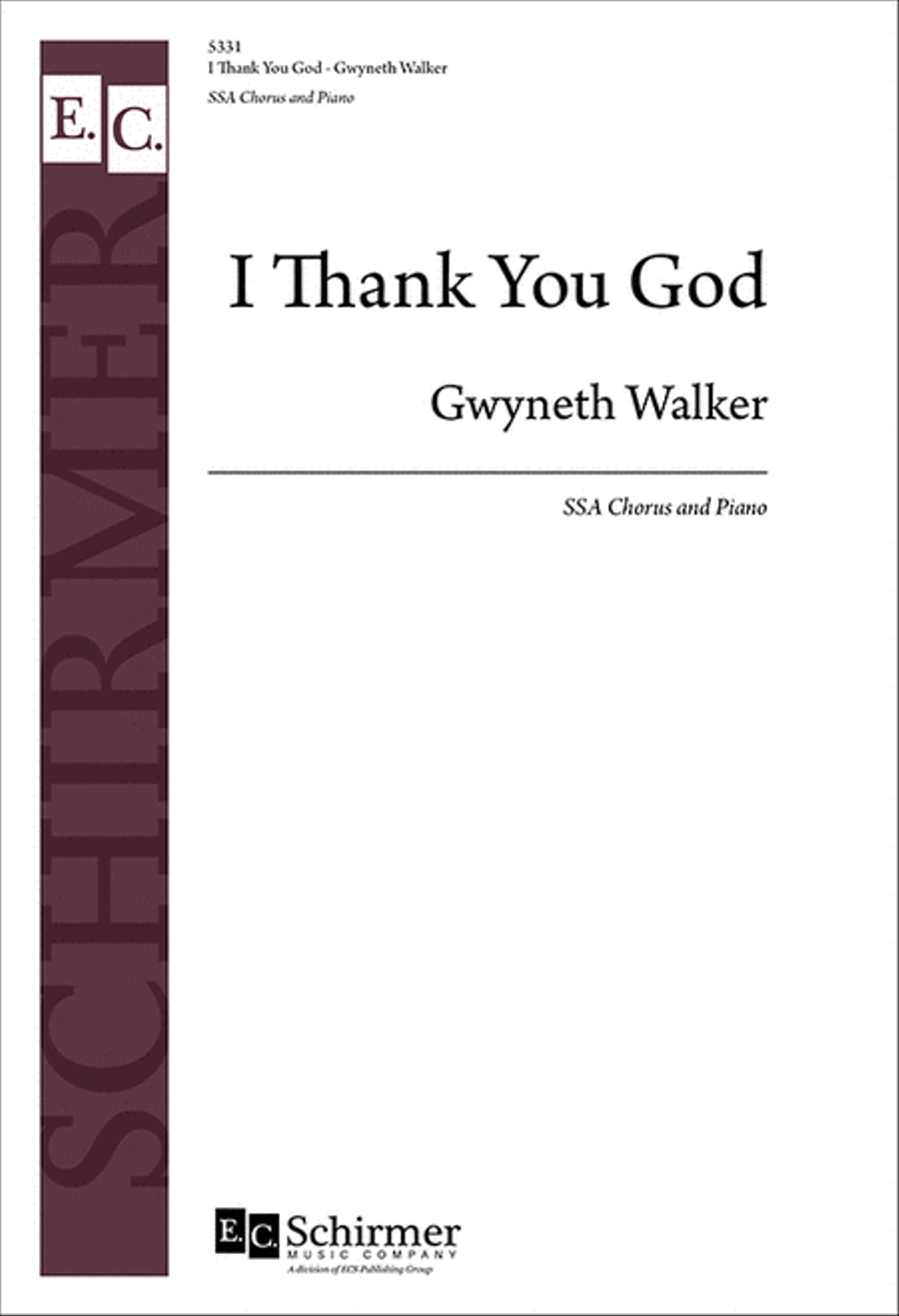 I Thank You God (SSA) SSA scores gallery preview page 1