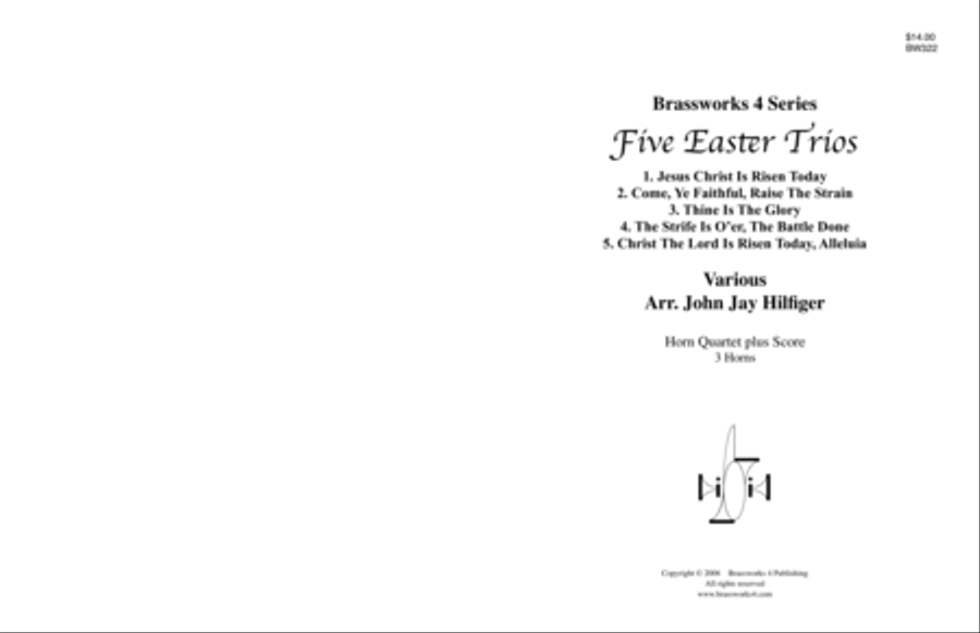 5 Easter Trios Woodwind Trio scores gallery preview page 1