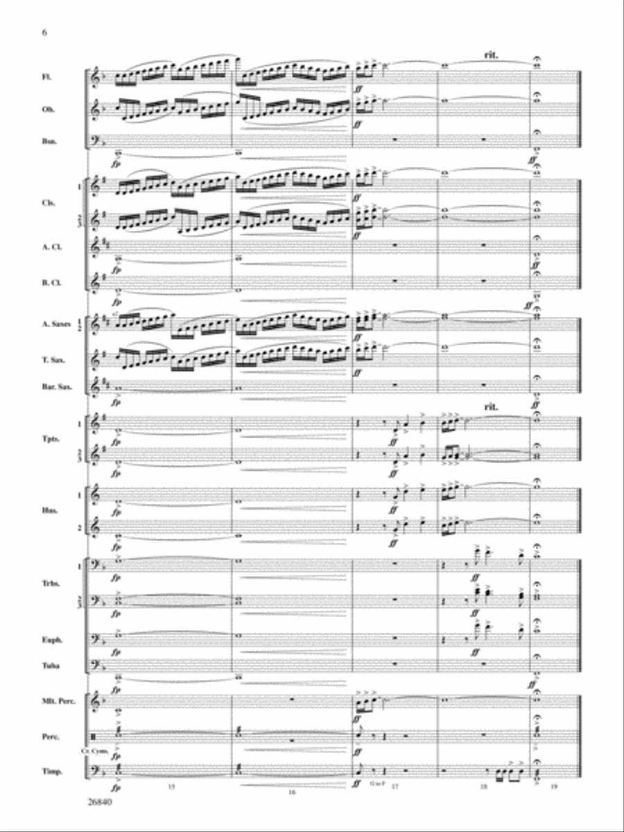 Tintagel Suite: Score Concert Band scores gallery preview page 6