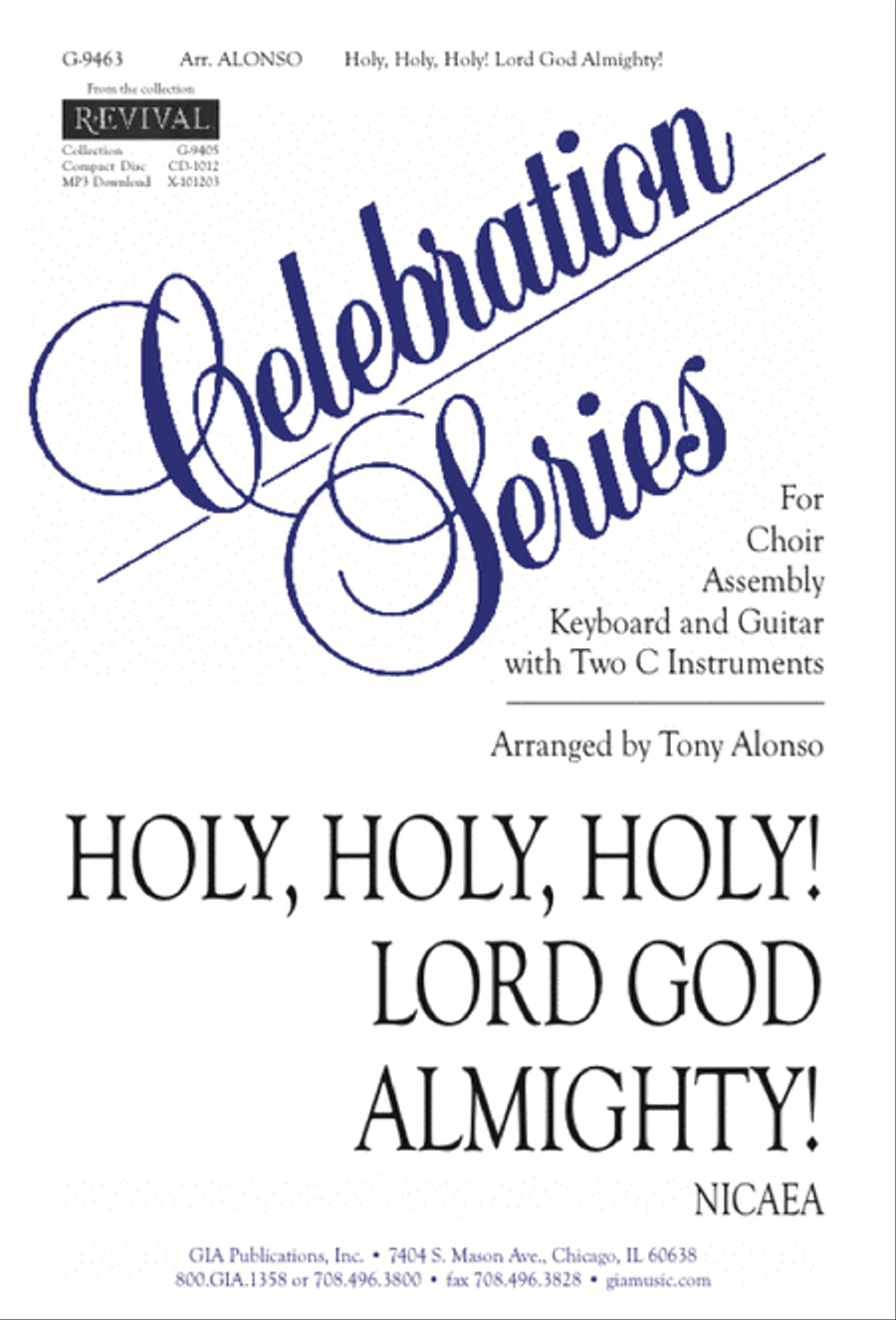 Holy, Holy, Holy! Lord God Almighty! - Guitar edition Guitar scores gallery preview page 1