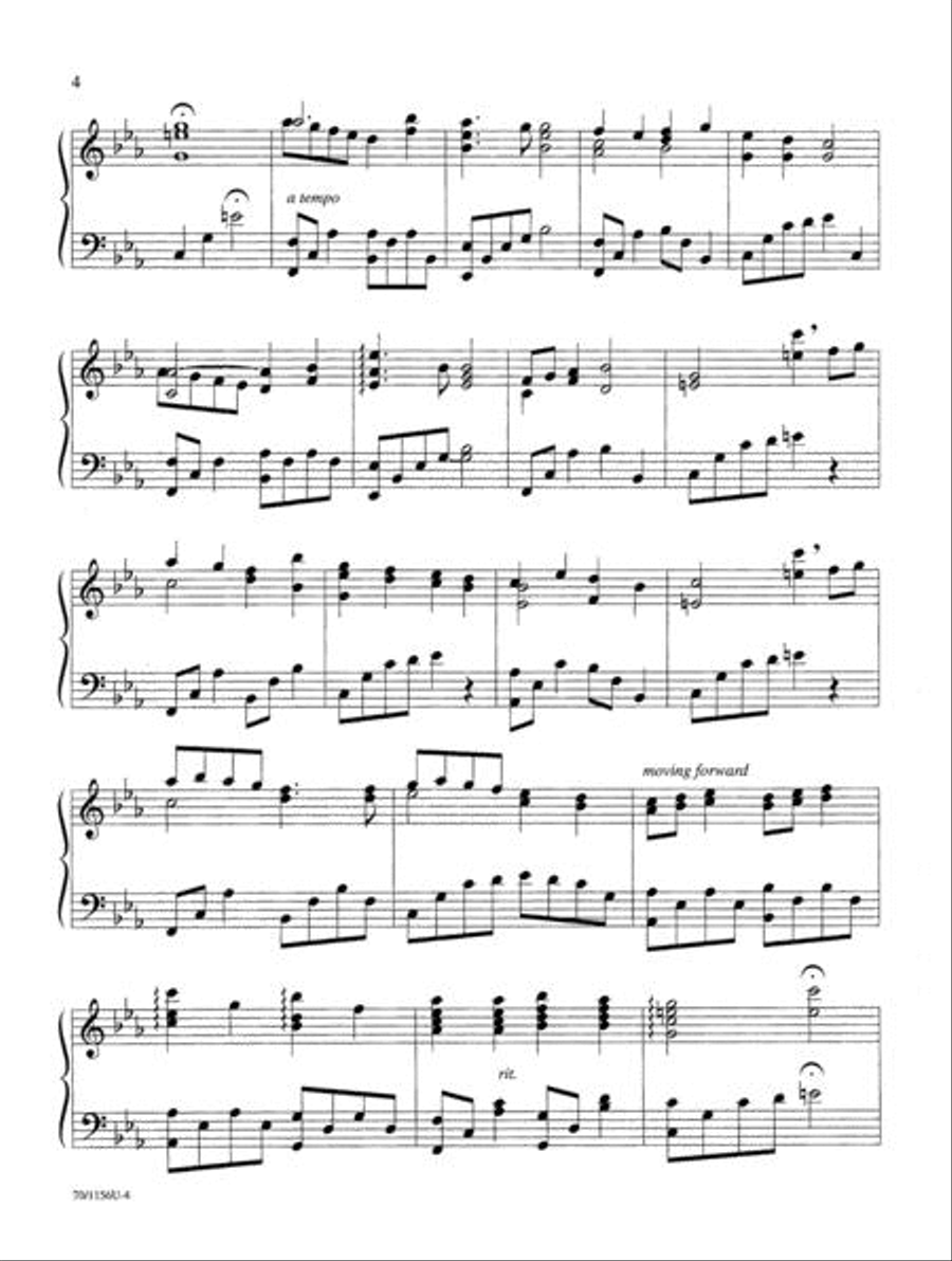 Prayer at the Piano Piano Solo scores gallery preview page 4