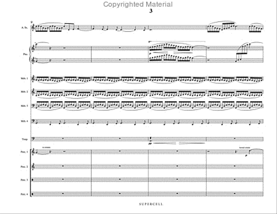 SuperCell Percussion Ensemble scores gallery preview page 4