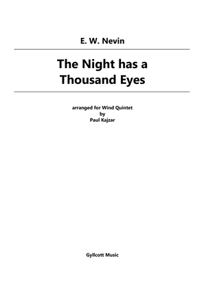 The Night has a Thousand Eyes (Wind Quintet)