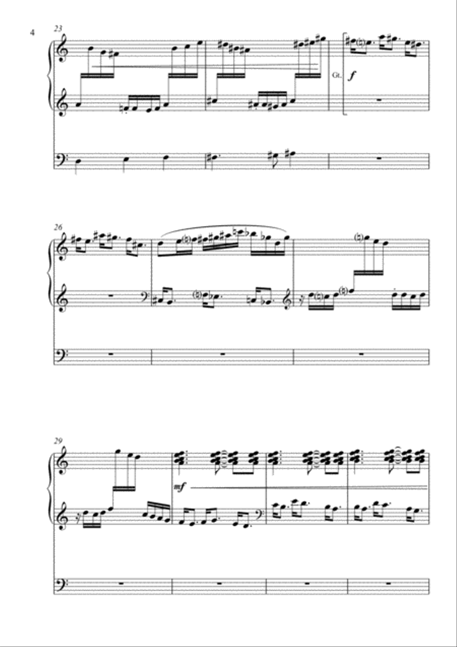 Fête de Chambard (Organ Solo) Organ Solo scores gallery preview page 4