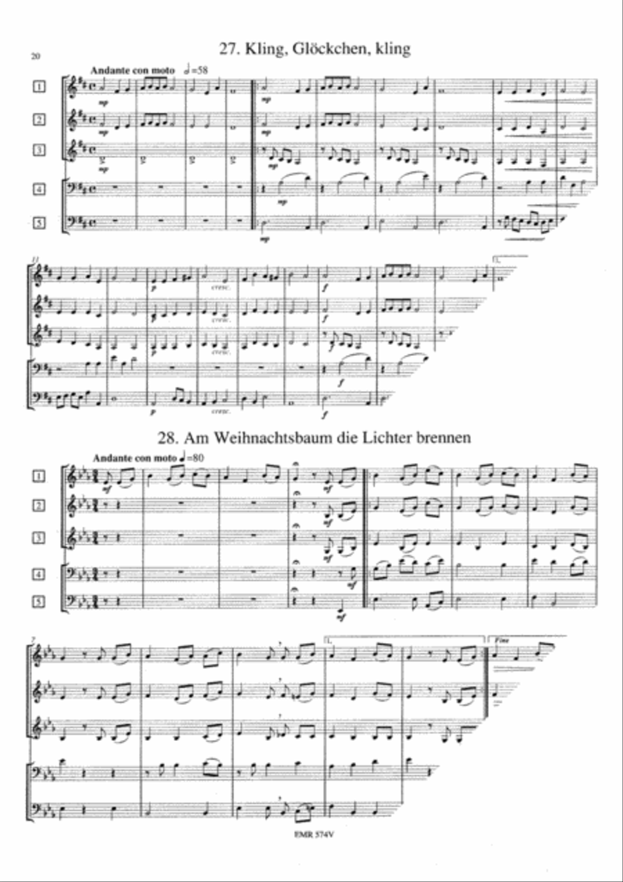 Christmas Joy / 32 Weihnachtsmelodien / Christmas Carols / Melodies de Noel Concert Band scores gallery preview page 11