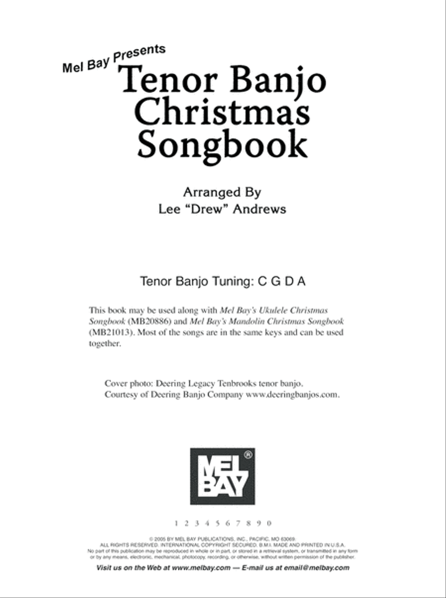 Tenor Banjo Christmas Songbook Banjo scores gallery preview page 2