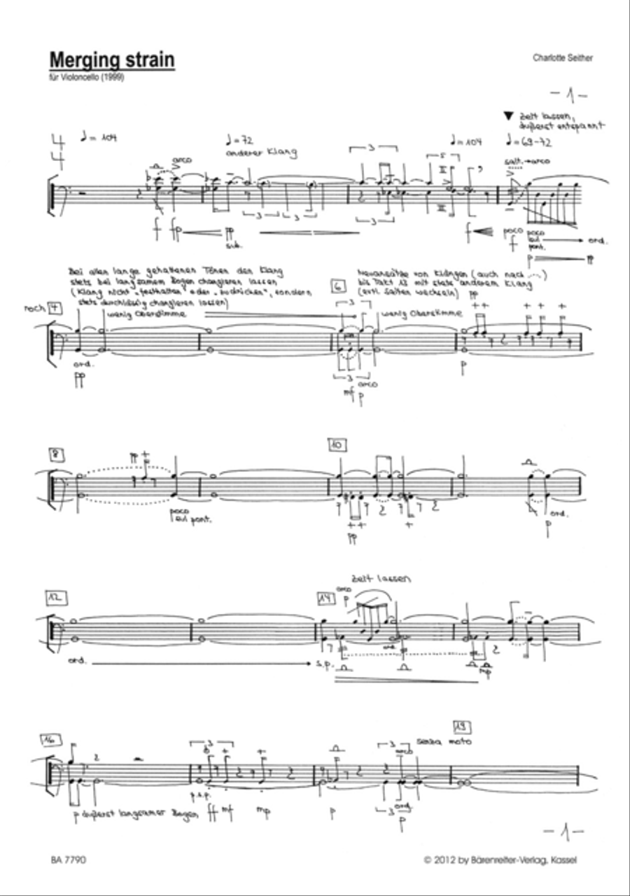<br>Sheet music extract