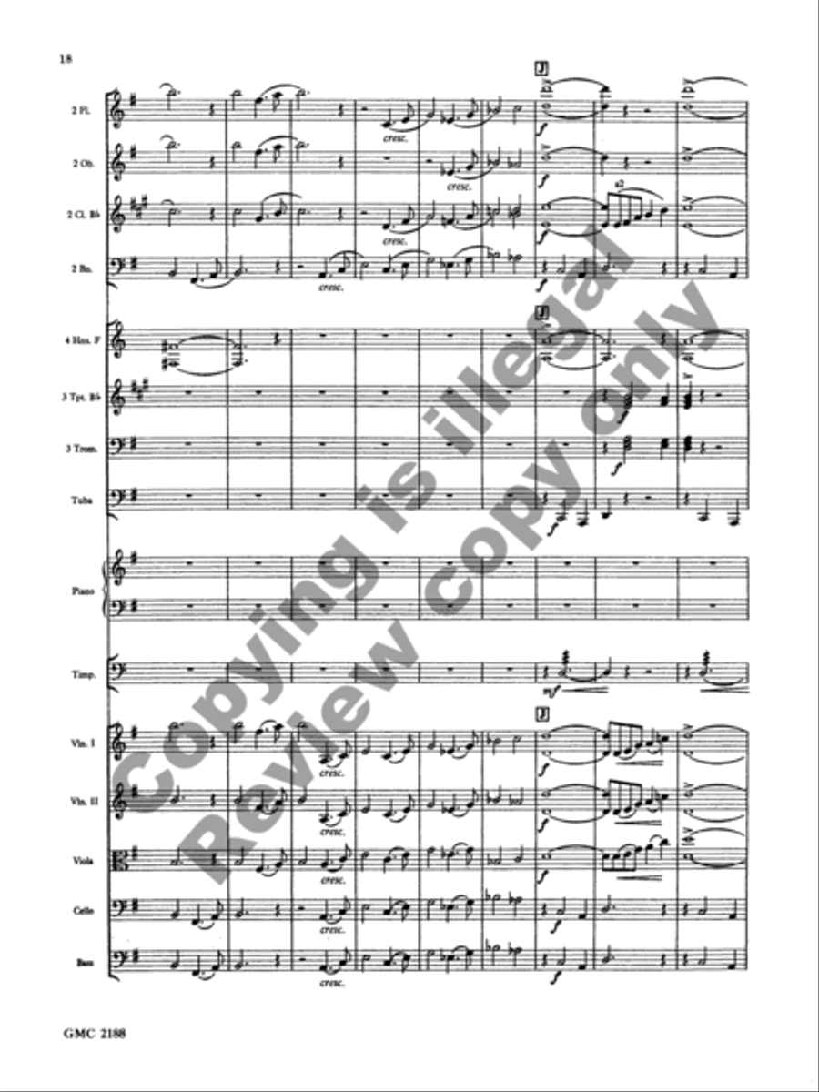 Symphonette in D (Additional Full Score) Orchestra scores gallery preview page 24