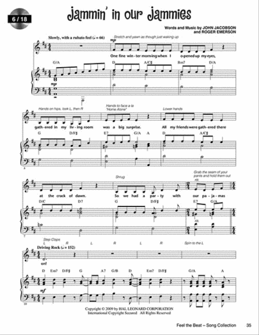 Feel the Beat! Feel the Beat! Choir scores gallery preview page 5