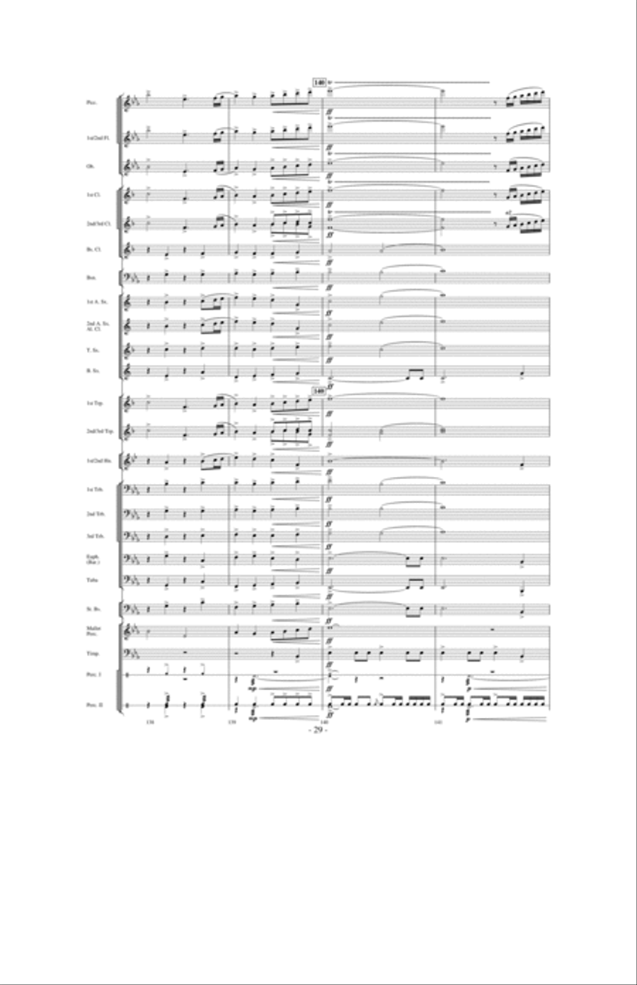 Where Eagles Soar Where Eagles Soar Concert Band scores gallery preview page 28