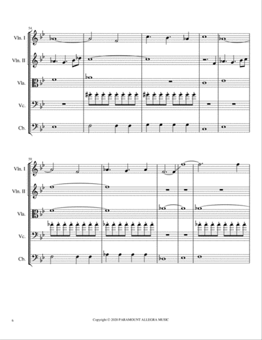 Star Trek Beyond - End Title Theme String Orchestra scores gallery preview page 6