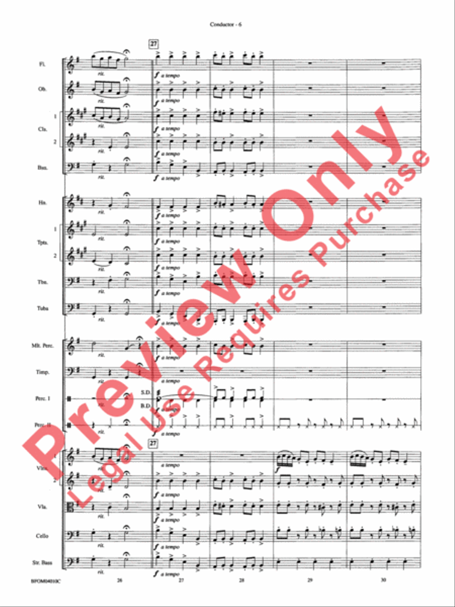 Norwegian Dance No. 2 Full Orchestra scores gallery preview page 9