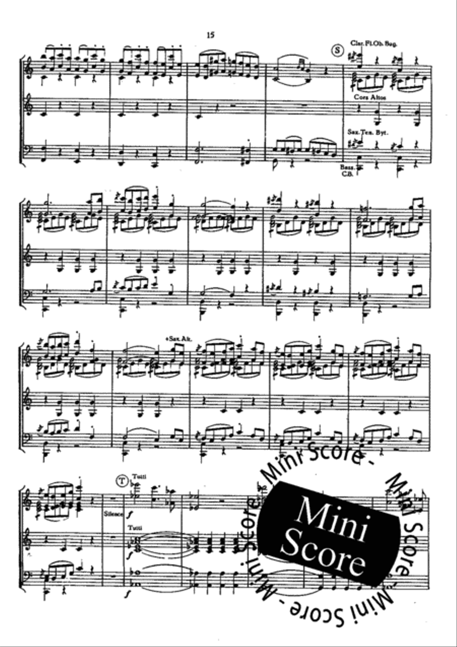 Overture en Ut Concert Band scores gallery preview page 18