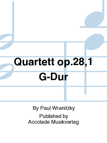 Quartett op.28,1 G-Dur