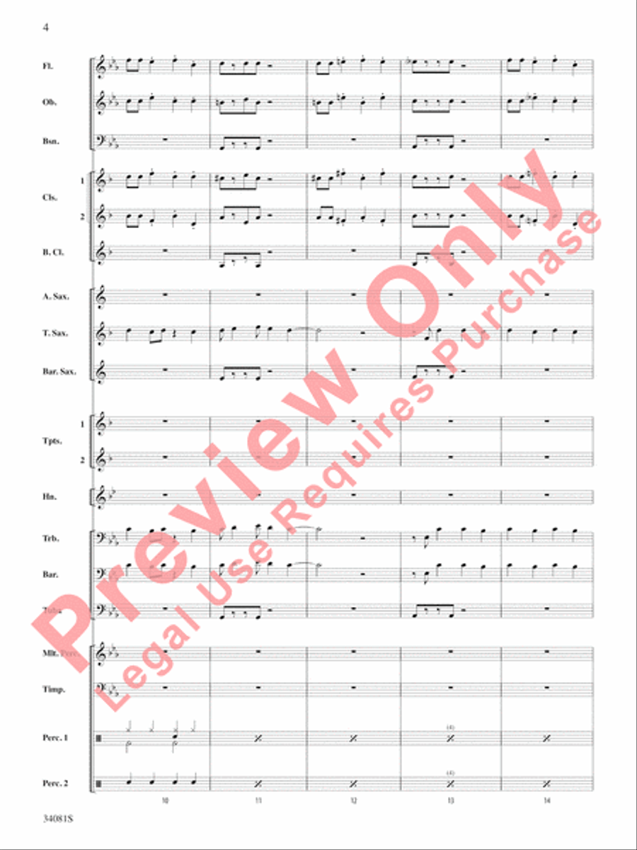 Misery Concert Band scores gallery preview page 5