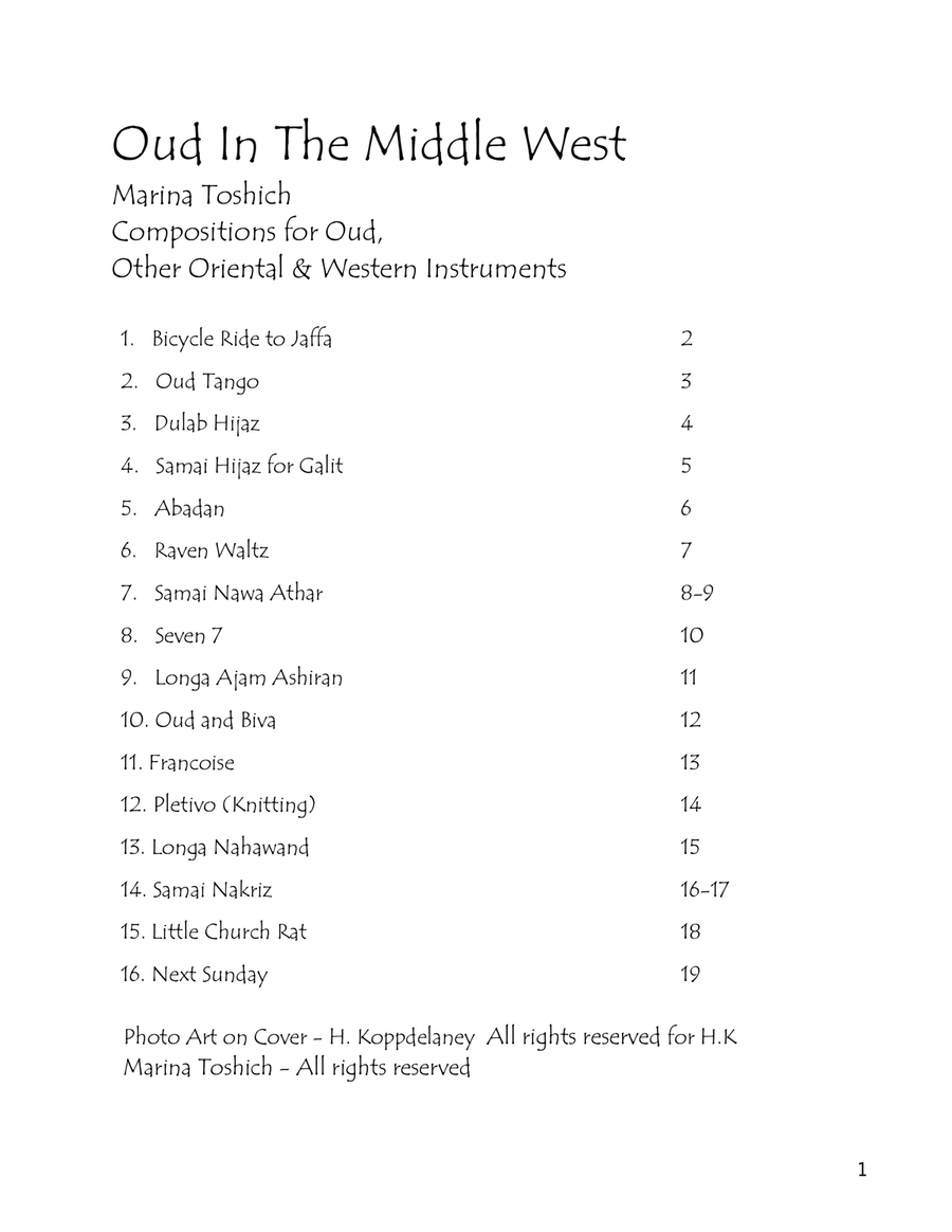 Oud In The Middle West Oud In The Middle West Lute scores gallery preview page 2