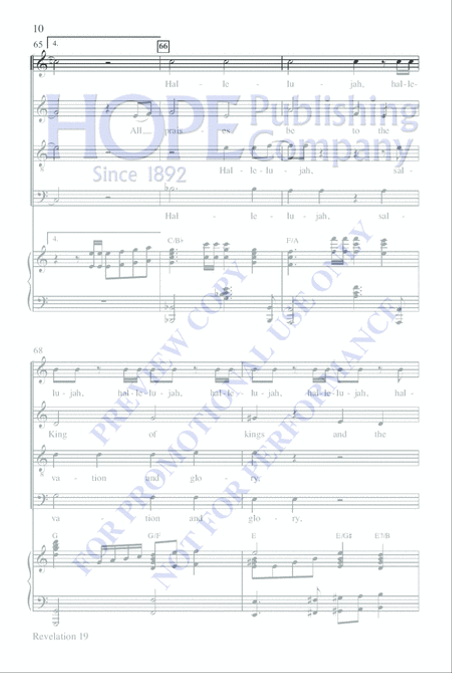 Revelation 19 Revelation 19 4-Part scores gallery preview page 10