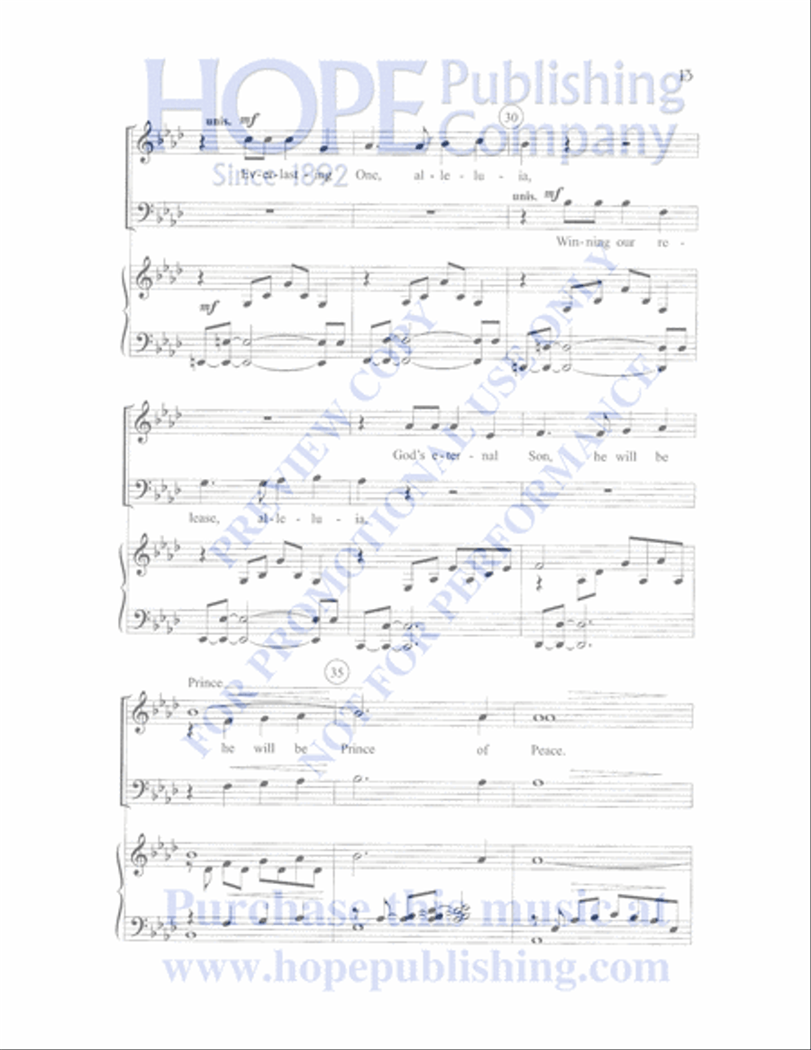 By Heaven's Light Choir scores gallery preview page 14