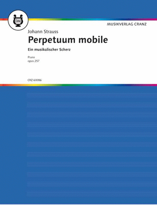 Book cover for Strauss J Perpetuum Mobile Op257 (fk)