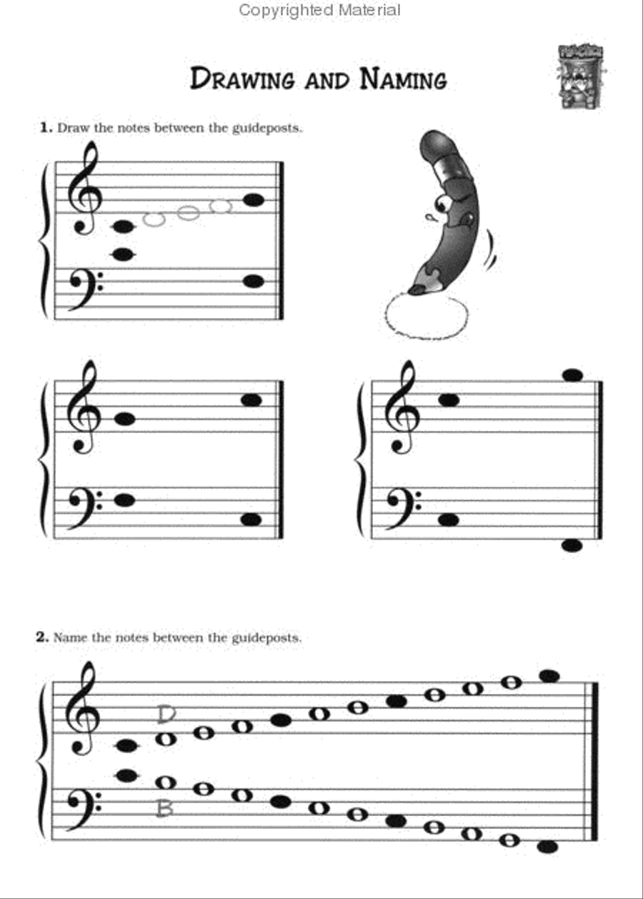 Theory Gymnastics: Animato (Level A) Piano Method scores gallery preview page 4