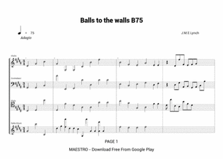 Balls to the walls B75