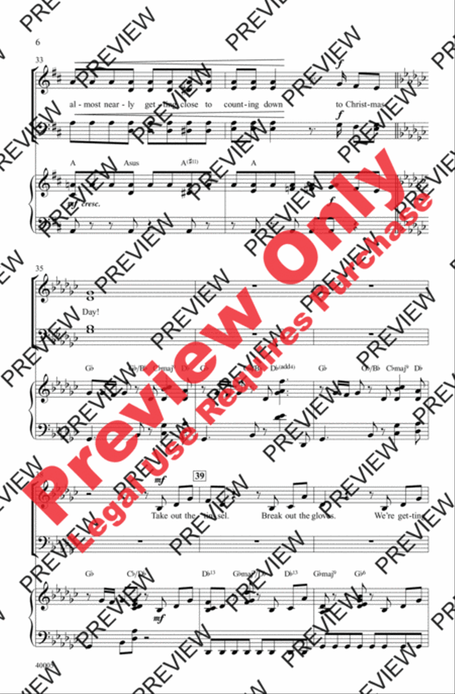 Counting Down to Christmas - SoundTrax CD (CD only) Choir scores gallery preview page 6