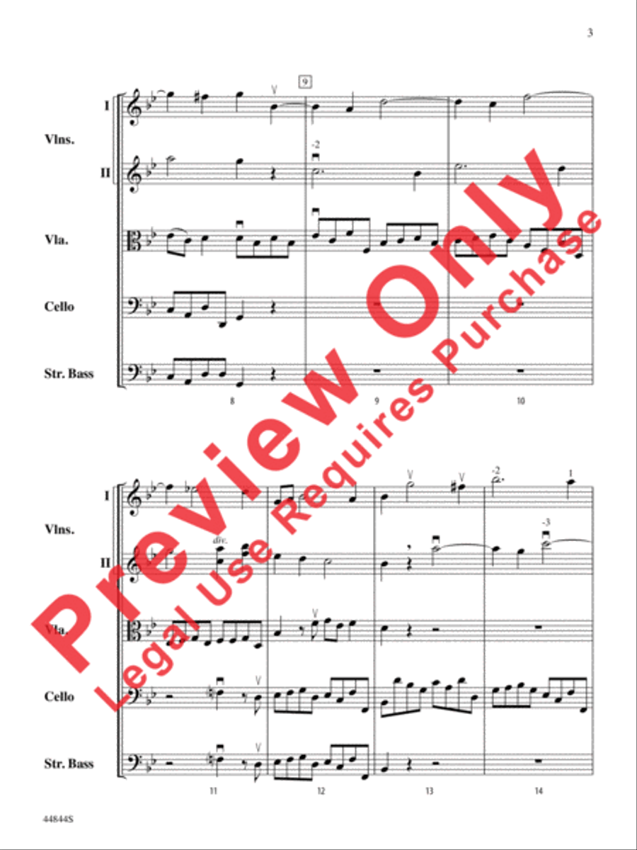 Concerto Grosso, Opus 6, No. 8 String Orchestra scores gallery preview page 24