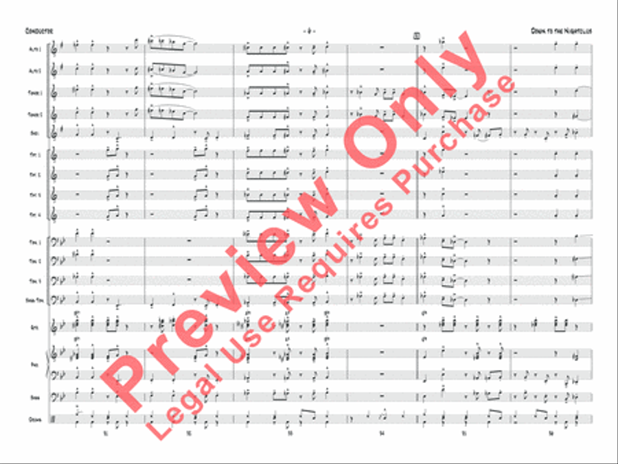 Down to the Nightclub Down to the Nightclub Jazz Ensemble scores gallery preview page 7