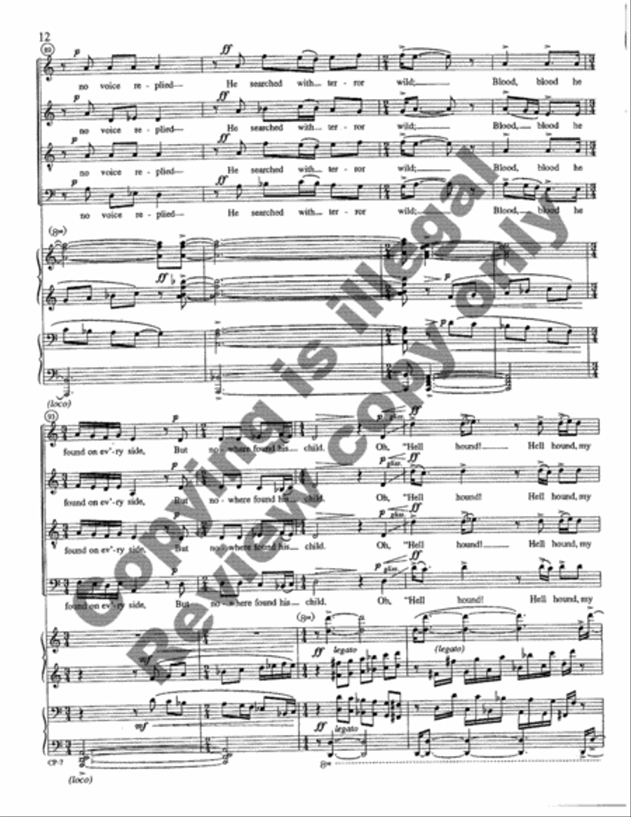 Beth Gelert 4-Part scores gallery preview page 33