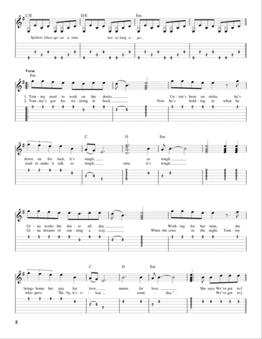 Livin' On A Prayer Acoustic Guitar scores gallery preview page 2