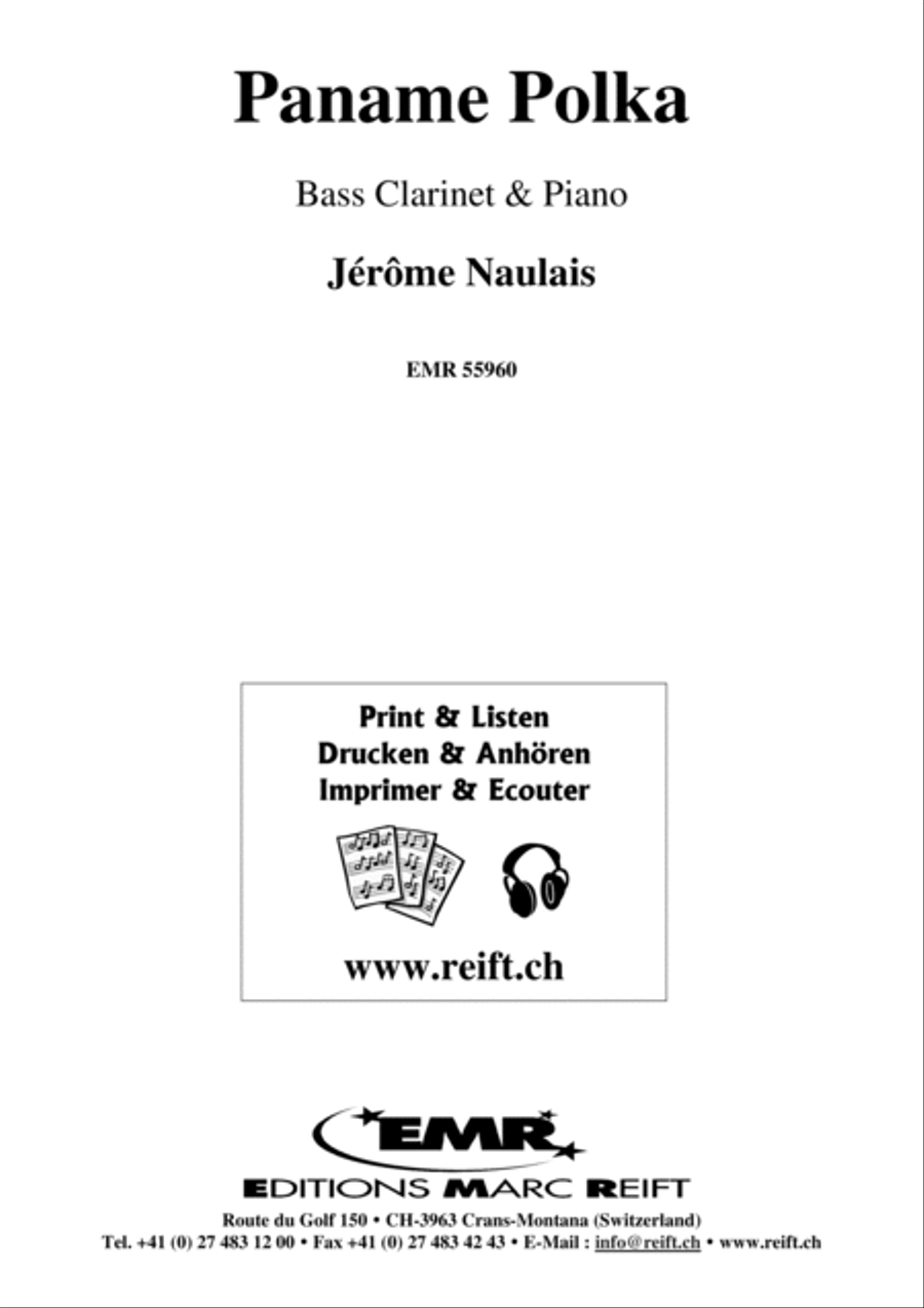 Paname Polka Bass Clarinet scores gallery preview page 2