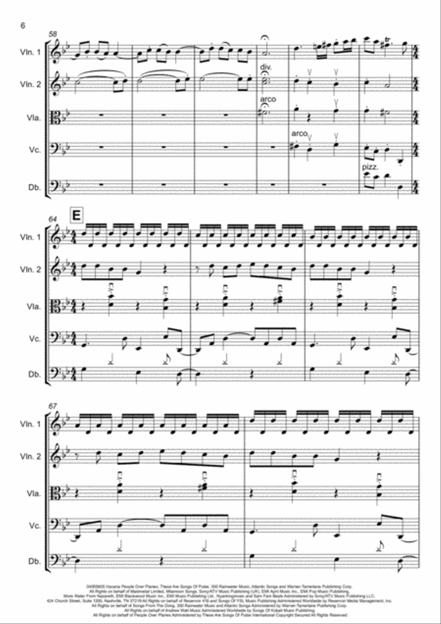 Havana String Orchestra scores gallery preview page 6