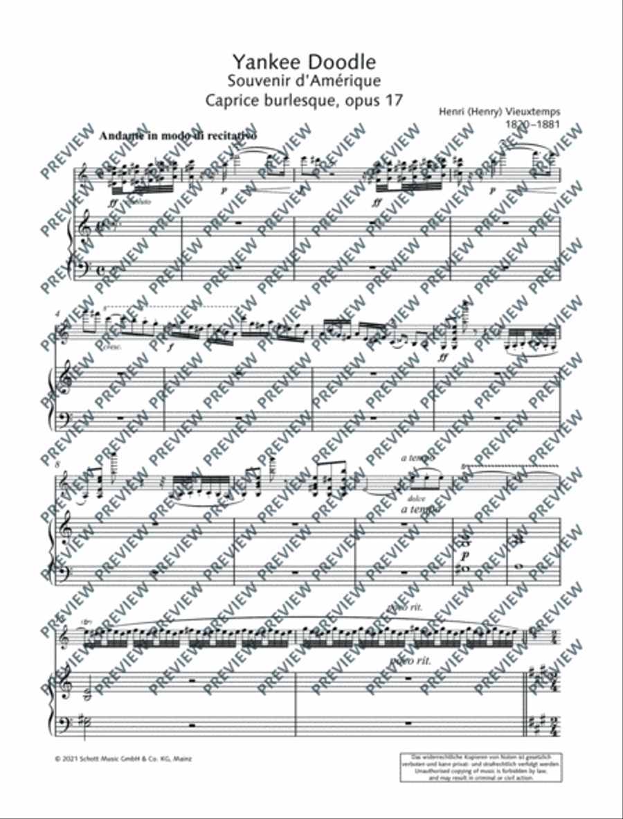 Henri Vieuxtemps Repertoire Violin Solo scores gallery preview page 12